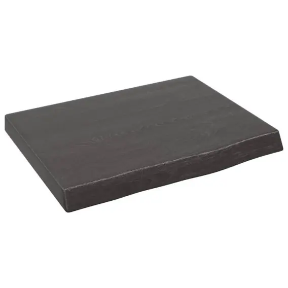 Półka, ciemnoszara, 40x30x4 cm, wykończone lite drewno dębowe Lumarko! - Hurtownia wielobranżowa Lumarko Zamów teraz